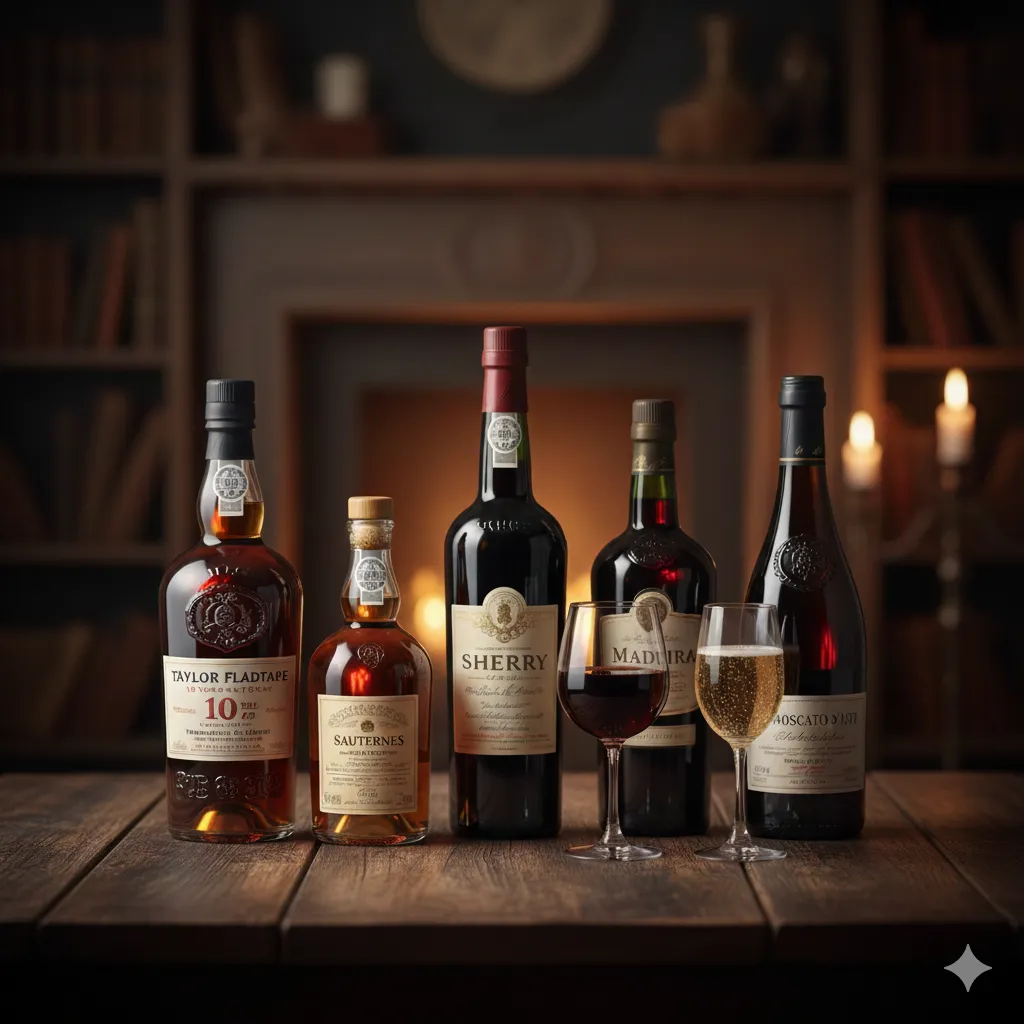 Dessert and fortified wine collection at University Liquor & Wine Murfreesboro